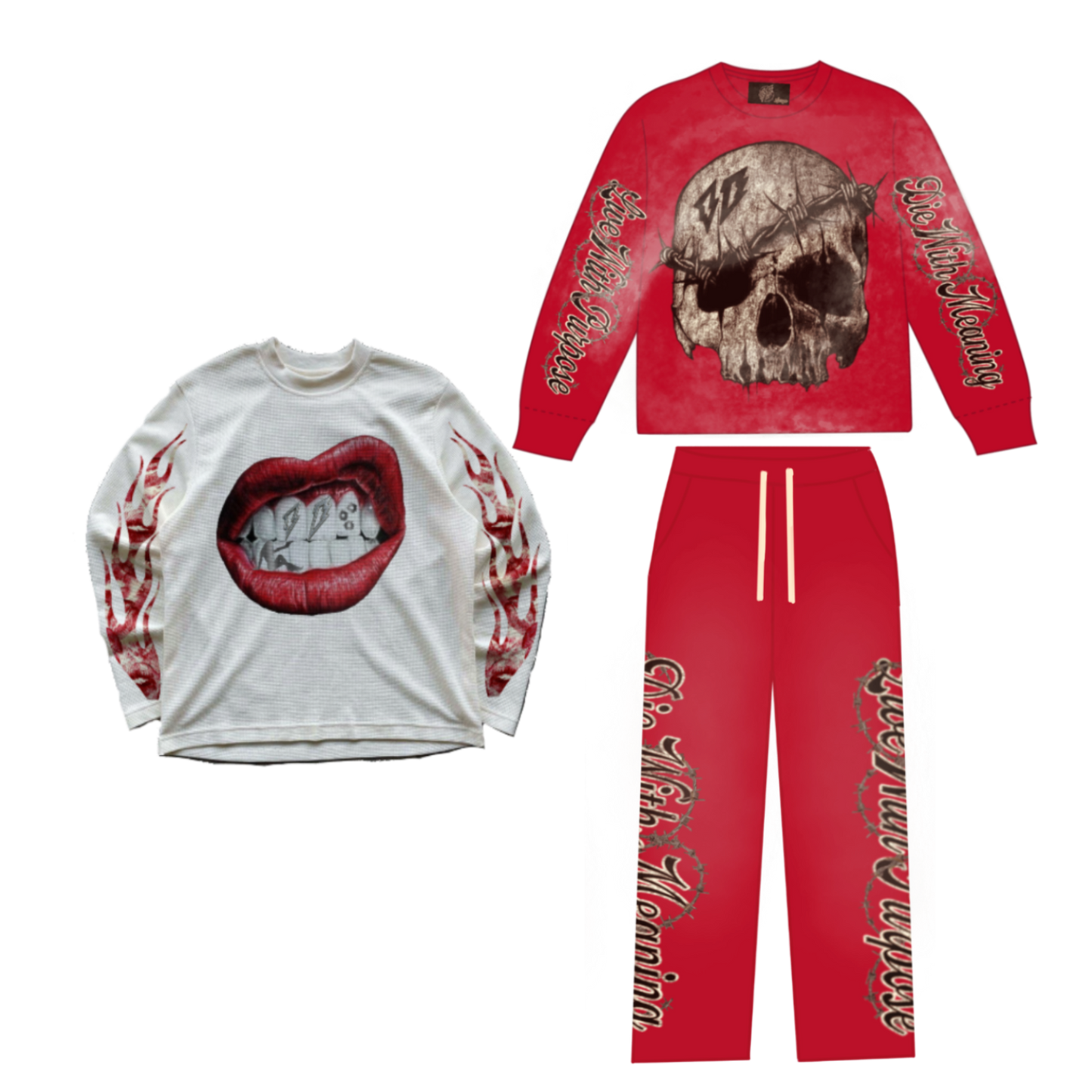 (Copy) 2 thermal long sleeve 1 sweatpants for $120